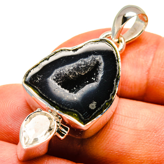 Coconut Geode Druzy Pendants handcrafted by Ana Silver Co - PD737824