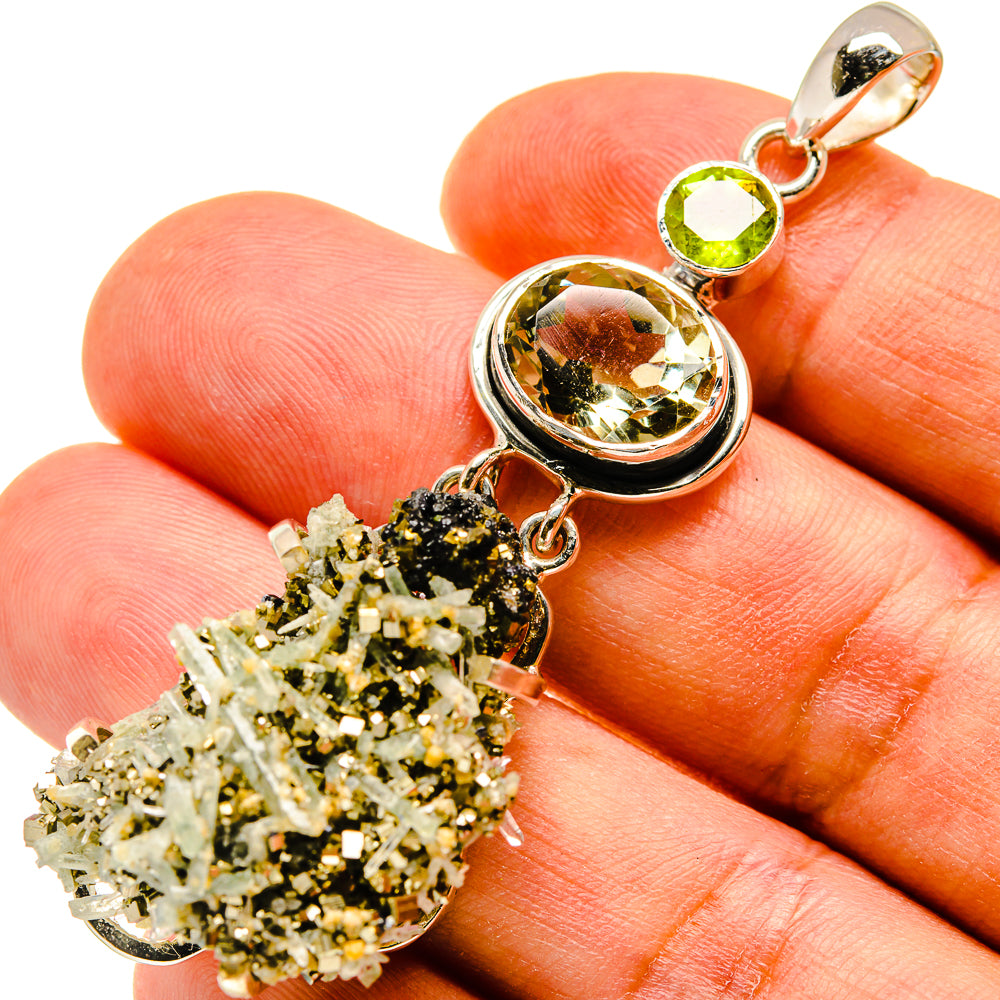 Bismuth Crystal Pendants handcrafted by Ana Silver Co - PD737850