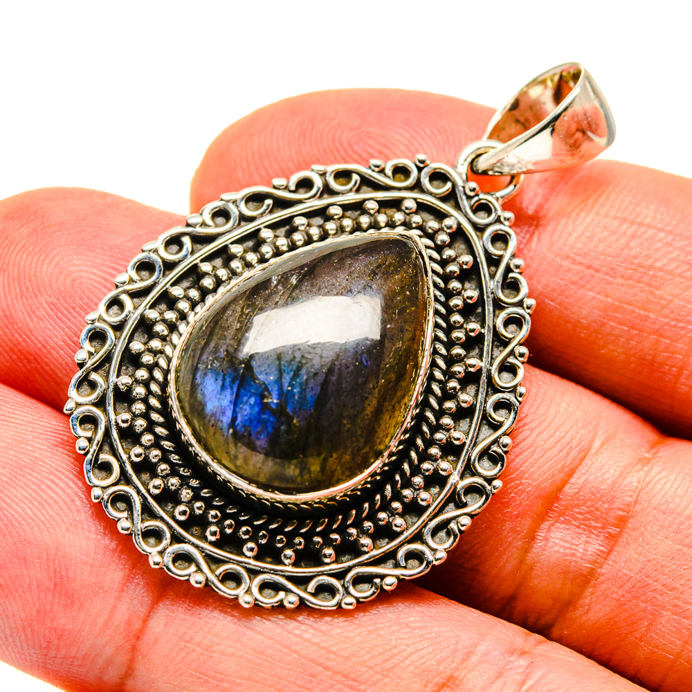 Labradorite Pendants handcrafted by Ana Silver Co - PD738167