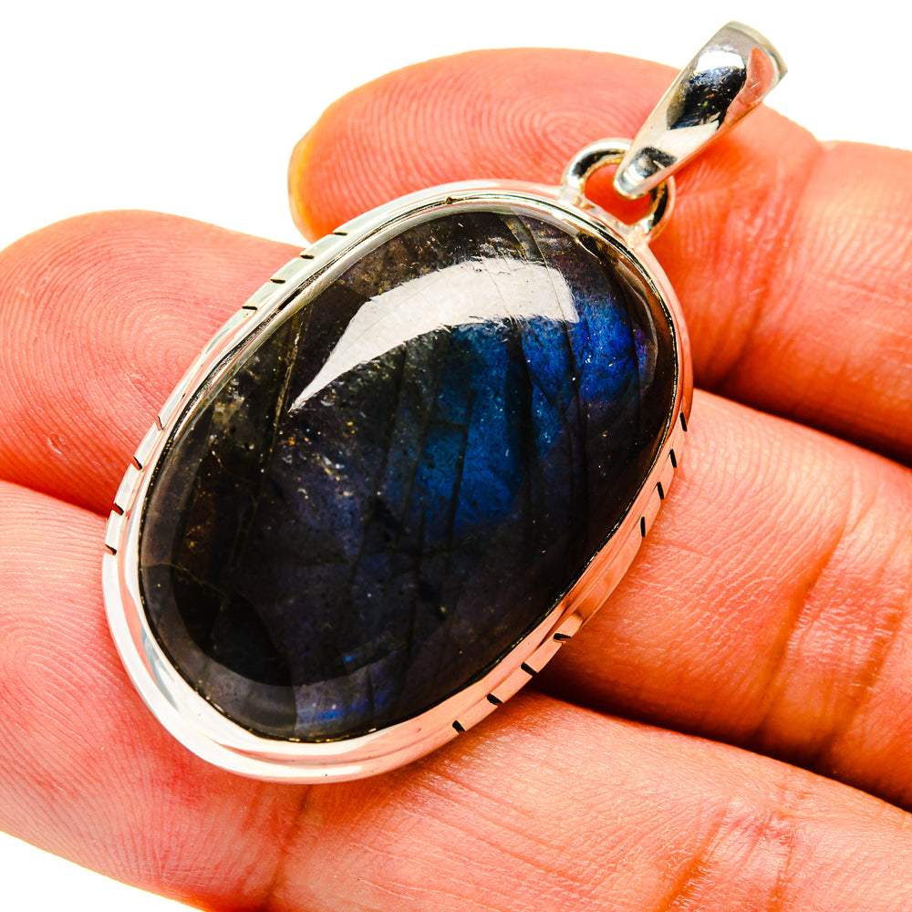Labradorite Pendants handcrafted by Ana Silver Co - PD738181