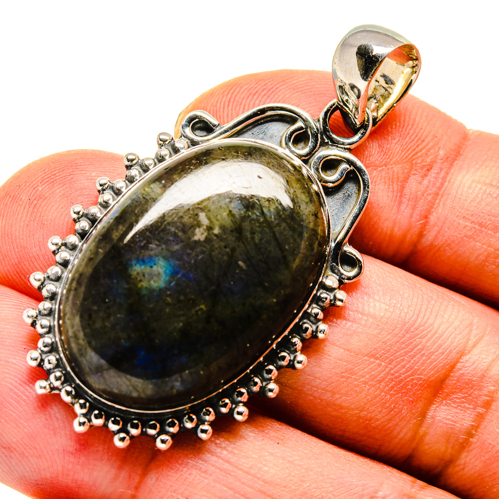 Labradorite Pendants handcrafted by Ana Silver Co - PD738332
