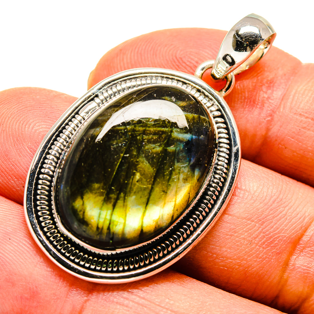 Labradorite Pendants handcrafted by Ana Silver Co - PD738369