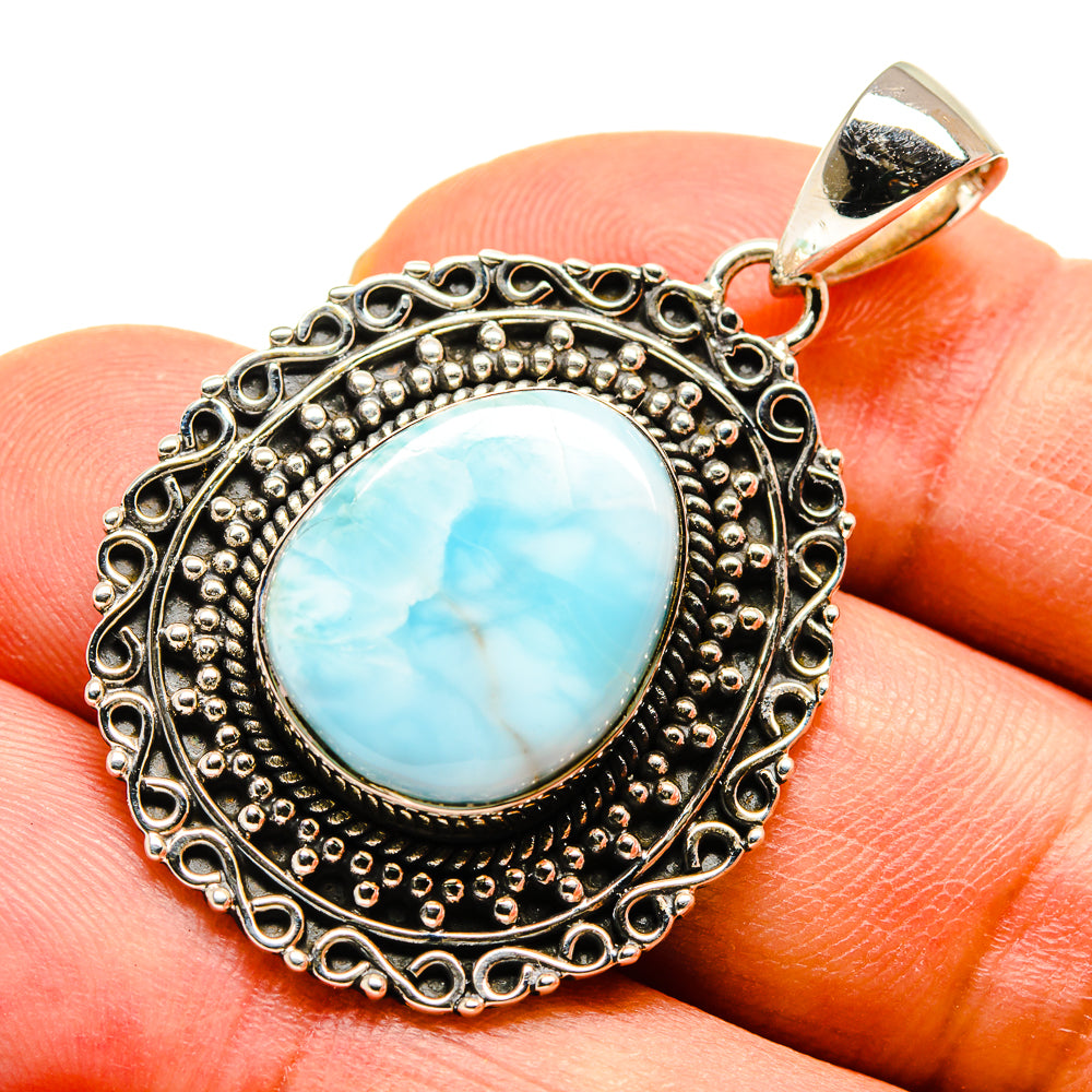 Larimar Pendants handcrafted by Ana Silver Co - PD738494