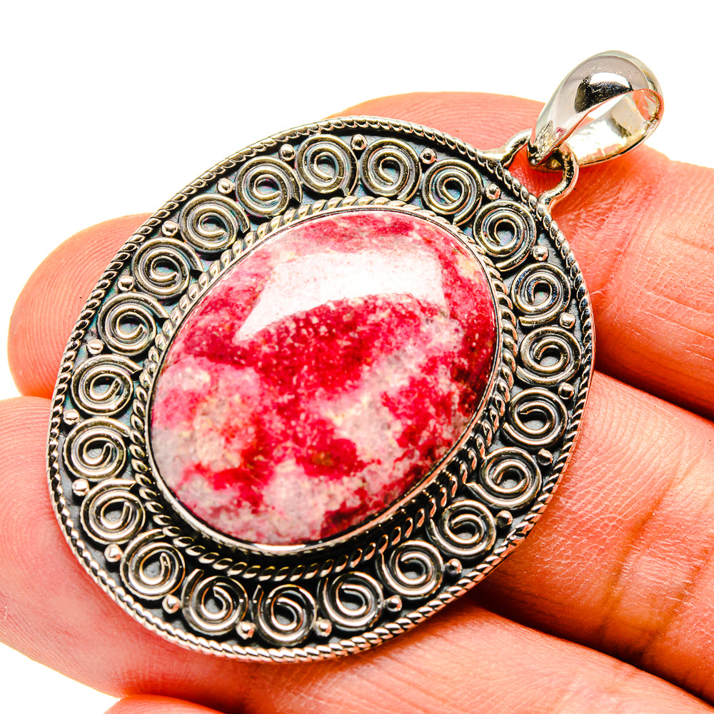 Thulite Pendants handcrafted by Ana Silver Co - PD738651