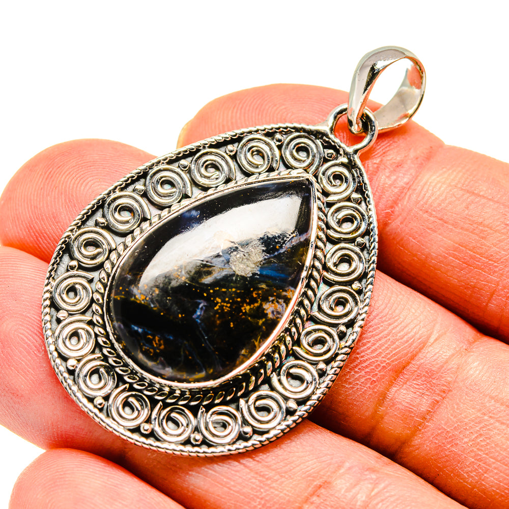 Pietersite Pendants handcrafted by Ana Silver Co - PD738743