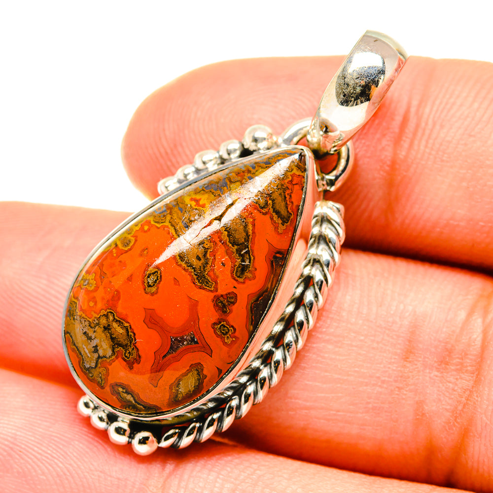 Moroccan Agate Pendants handcrafted by Ana Silver Co - PD7389