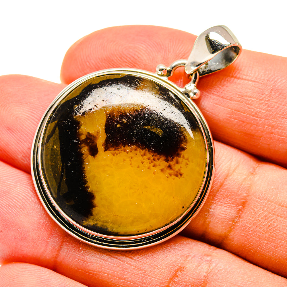 Septarian Nodule Pendants handcrafted by Ana Silver Co - PD738961