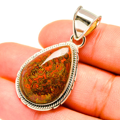 Moroccan Agate Pendants handcrafted by Ana Silver Co - PD7390