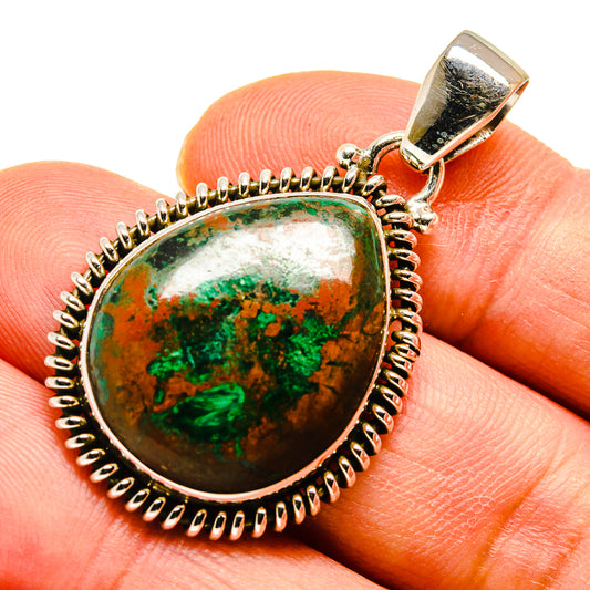Chrysocolla Pendants handcrafted by Ana Silver Co - PD739158