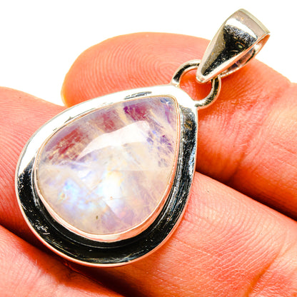 Rainbow Moonstone Pendants handcrafted by Ana Silver Co - PD739196