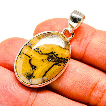 Schalenblende Pendants handcrafted by Ana Silver Co - PD739400