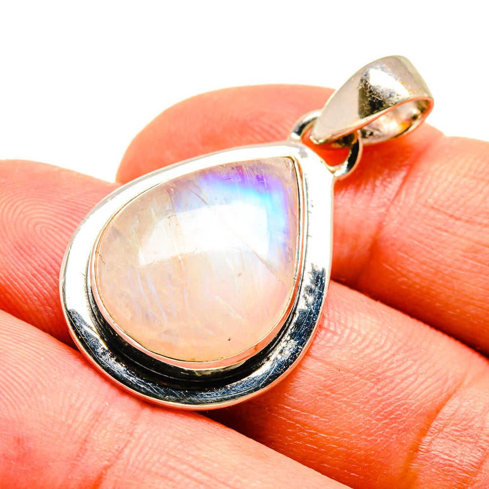 Rainbow Moonstone Pendants handcrafted by Ana Silver Co - PD739457