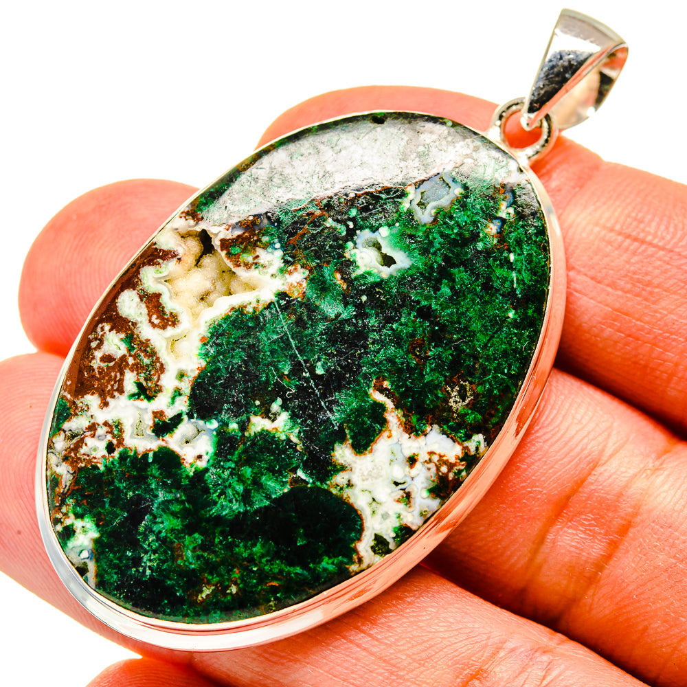 Chrysocolla Pendants handcrafted by Ana Silver Co - PD739574