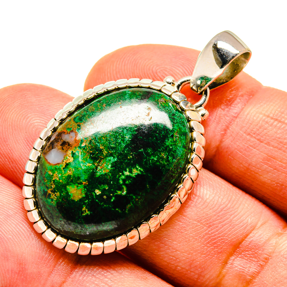 Chrysocolla Pendants handcrafted by Ana Silver Co - PD739607