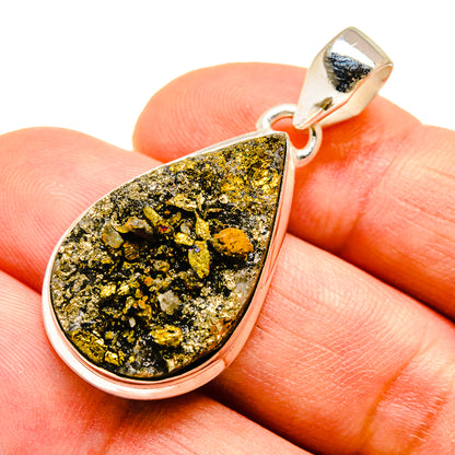 Pyrite Pendants handcrafted by Ana Silver Co - PD739691