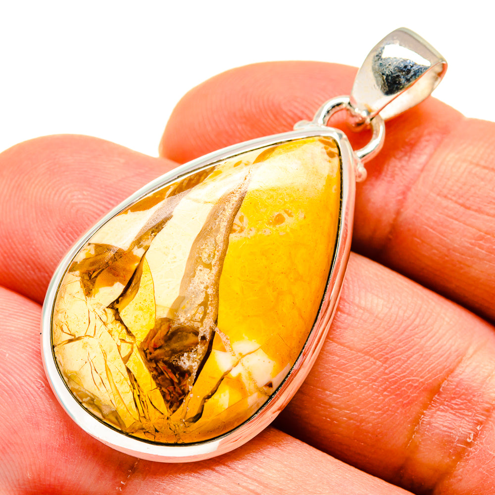 Brecciated Mookaite Pendants handcrafted by Ana Silver Co - PD739878