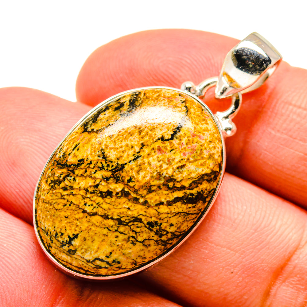 Picture Jasper Pendants handcrafted by Ana Silver Co - PD740001