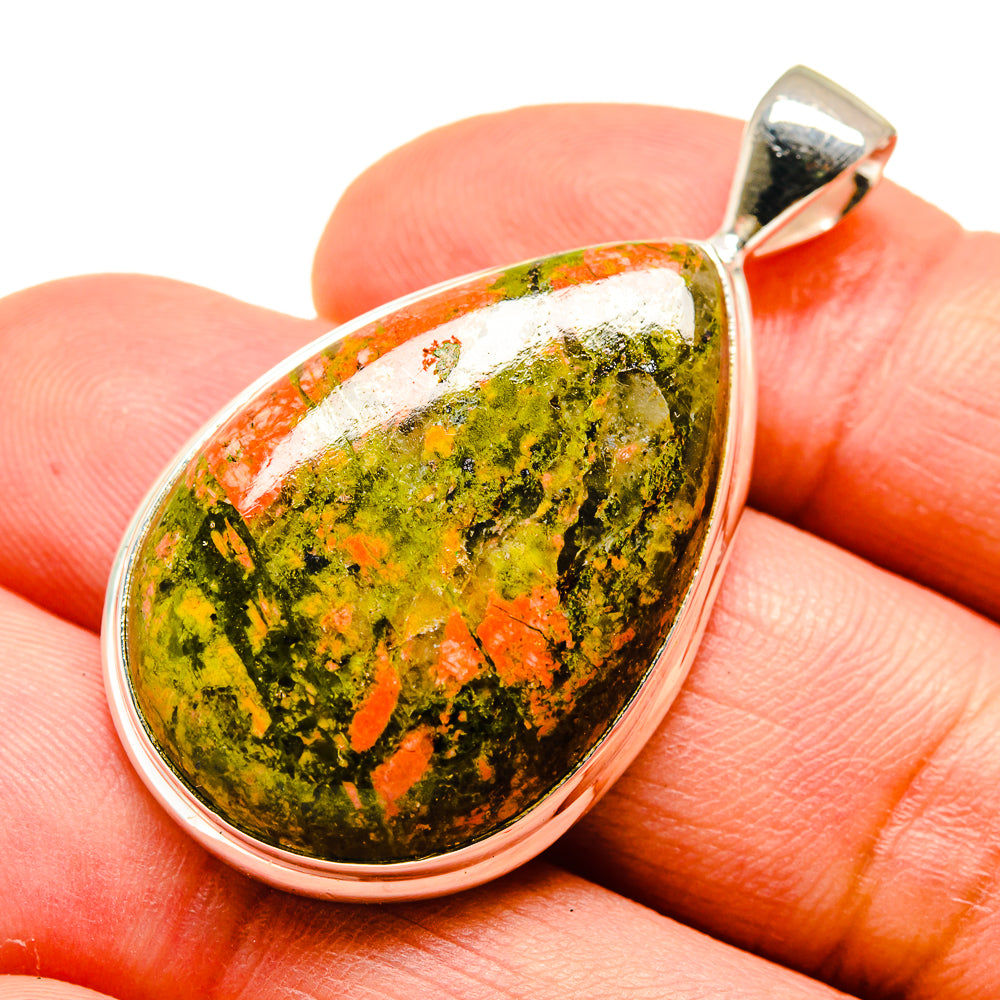 Unakite Pendants handcrafted by Ana Silver Co - PD740086