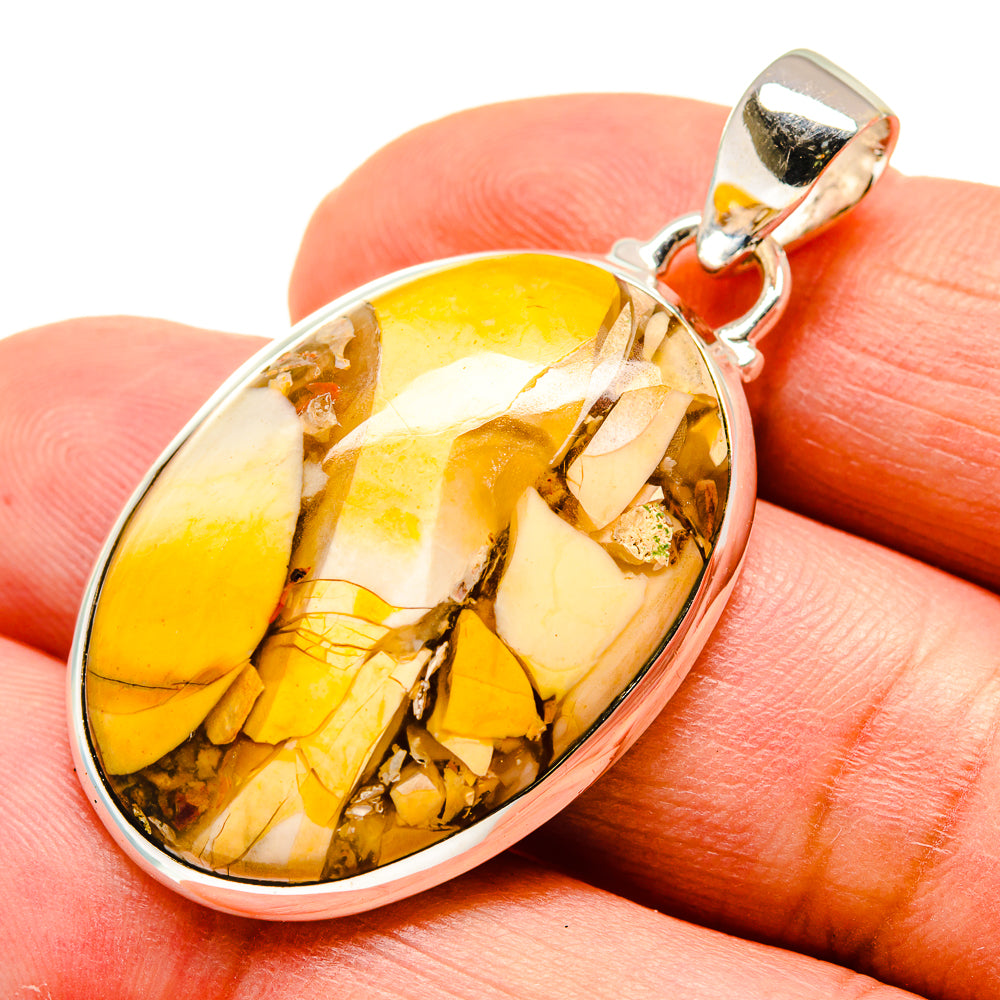 Brecciated Mookaite Pendants handcrafted by Ana Silver Co - PD740089