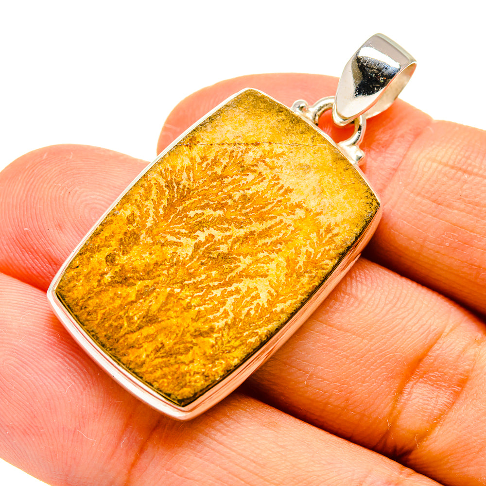 Germany Psilomelane Dendrite Pendants handcrafted by Ana Silver Co - PD740277