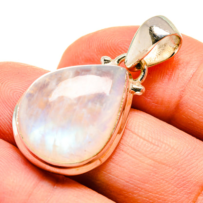 Rainbow Moonstone Pendants handcrafted by Ana Silver Co - PD740294