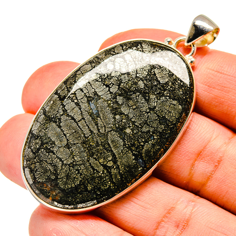 Feder Pyrite Pendants handcrafted by Ana Silver Co - PD740340