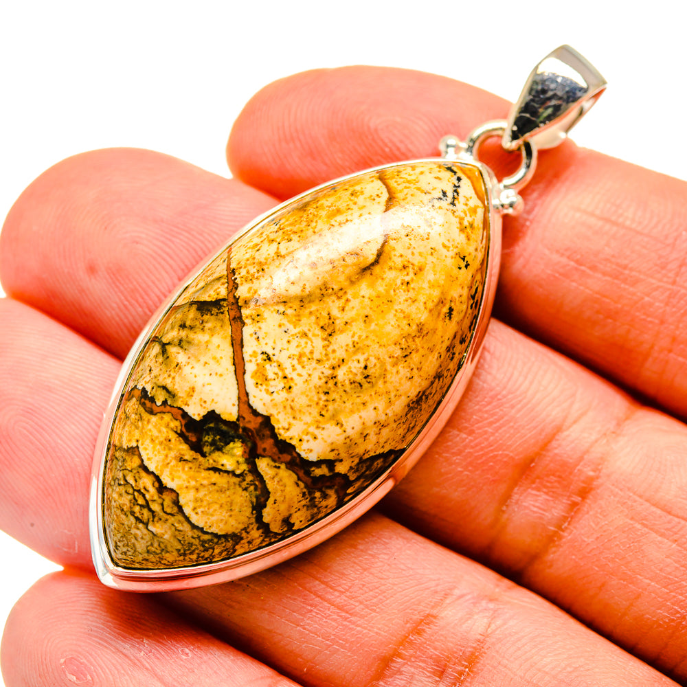 Picture Jasper Pendants handcrafted by Ana Silver Co - PD740349