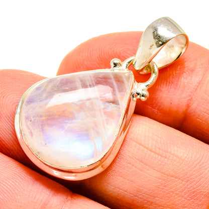 Rainbow Moonstone Pendants handcrafted by Ana Silver Co - PD740381