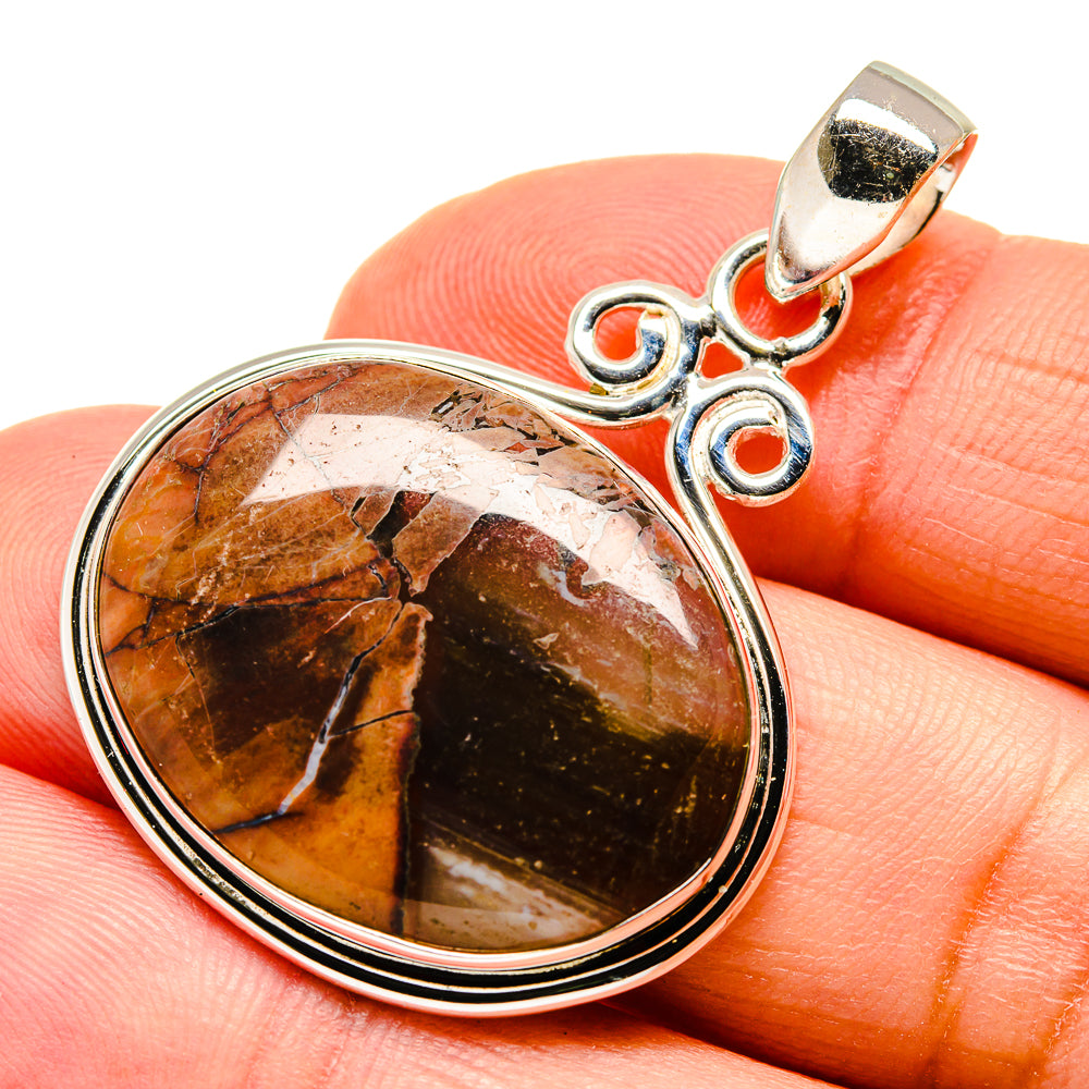 Butterfly Jasper Pendants handcrafted by Ana Silver Co - PD740431