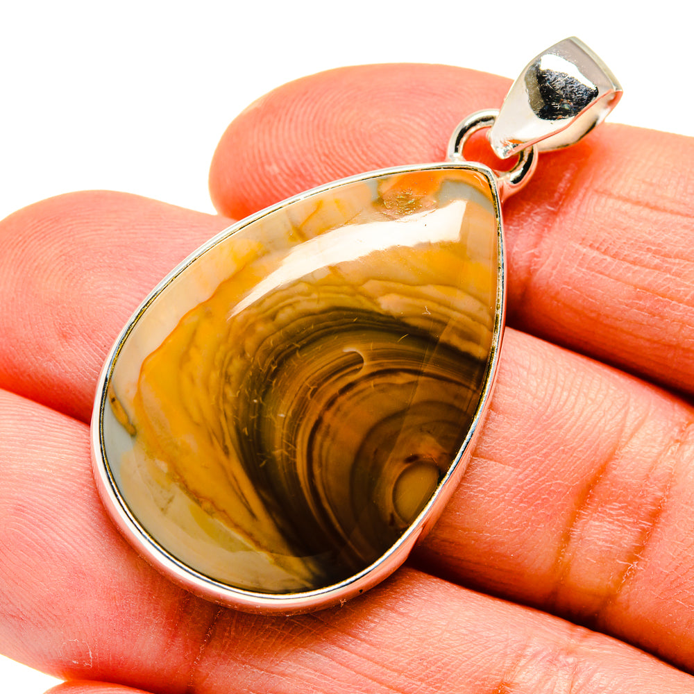 Willow Creek Jasper Pendants handcrafted by Ana Silver Co - PD740496