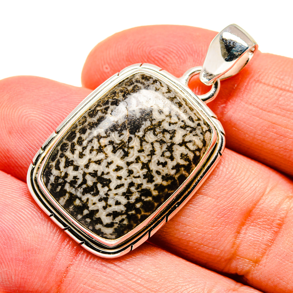 Stingray Coral Pendants handcrafted by Ana Silver Co - PD740561
