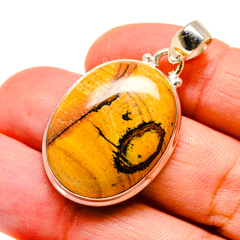 Picture Jasper Pendants handcrafted by Ana Silver Co - PD740568