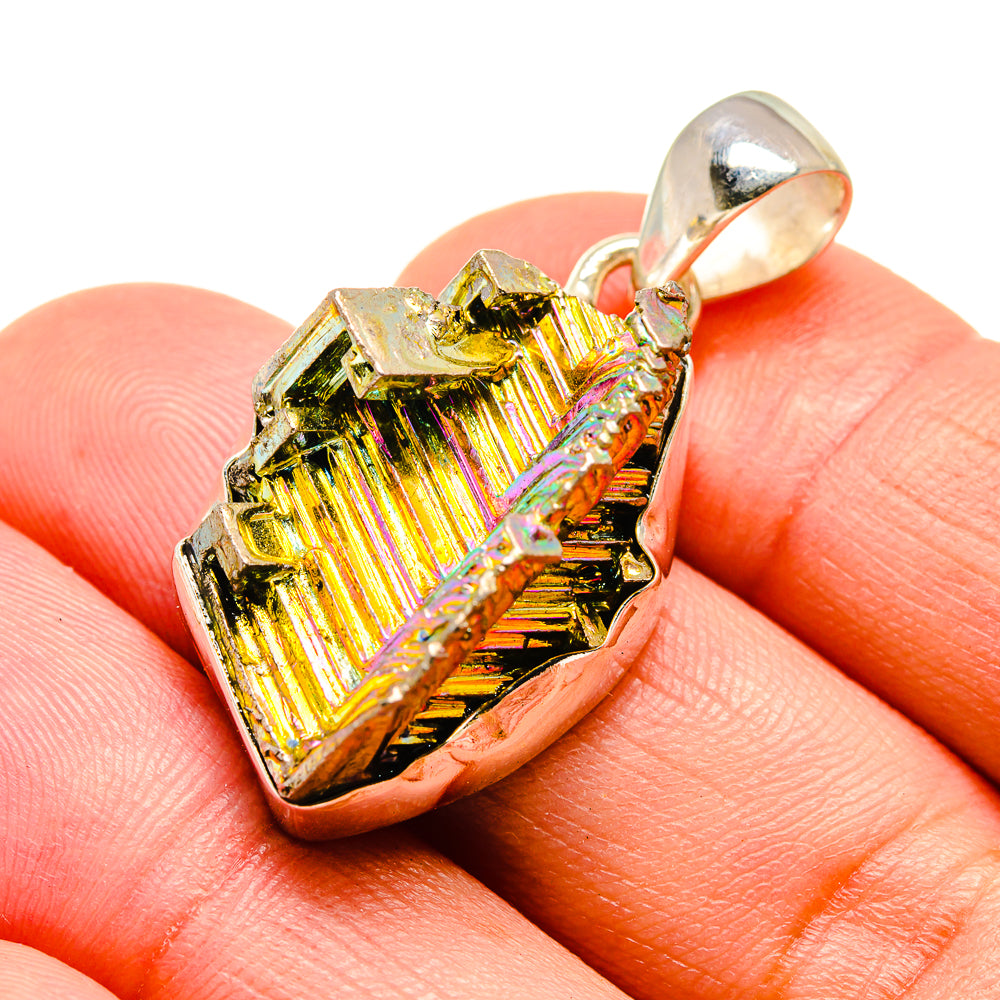 Bismuth Crystal Pendants handcrafted by Ana Silver Co - PD740587