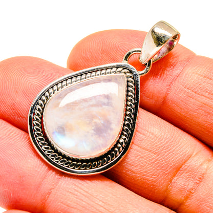 Rainbow Moonstone Pendants handcrafted by Ana Silver Co - PD740682