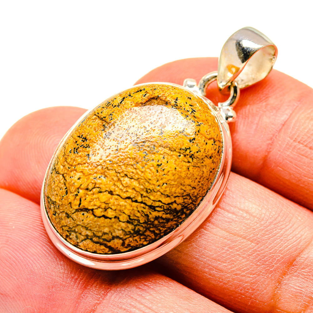 Picture Jasper Pendants handcrafted by Ana Silver Co - PD740689