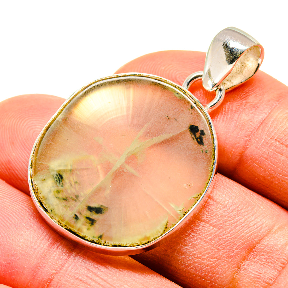 Prehnite Pendants handcrafted by Ana Silver Co - PD740695