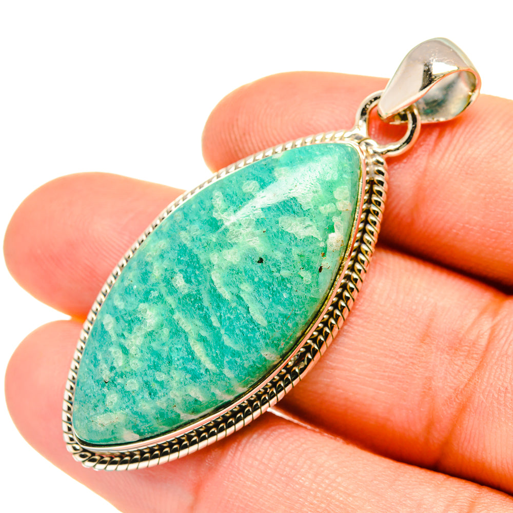 Amazonite Pendants handcrafted by Ana Silver Co - PD7407