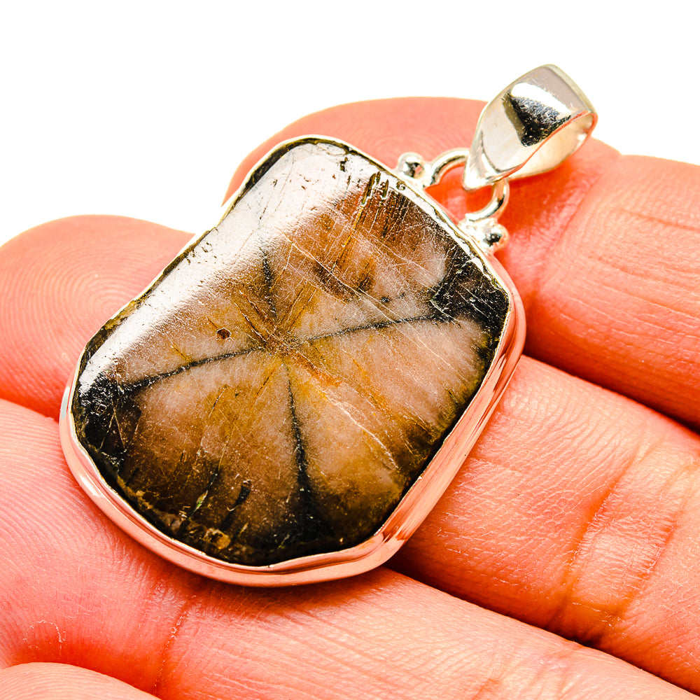 Chiastolite Pendants handcrafted by Ana Silver Co - PD740724