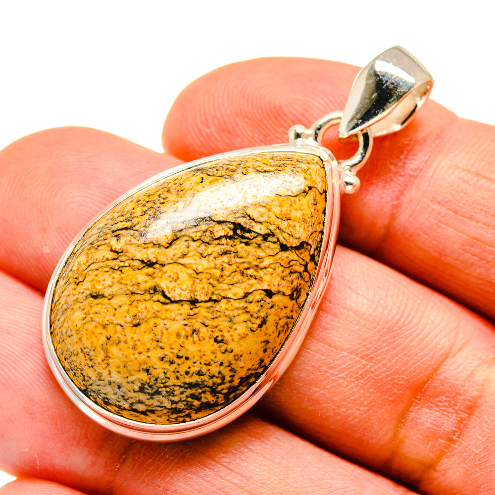 Picture Jasper Pendants handcrafted by Ana Silver Co - PD740786
