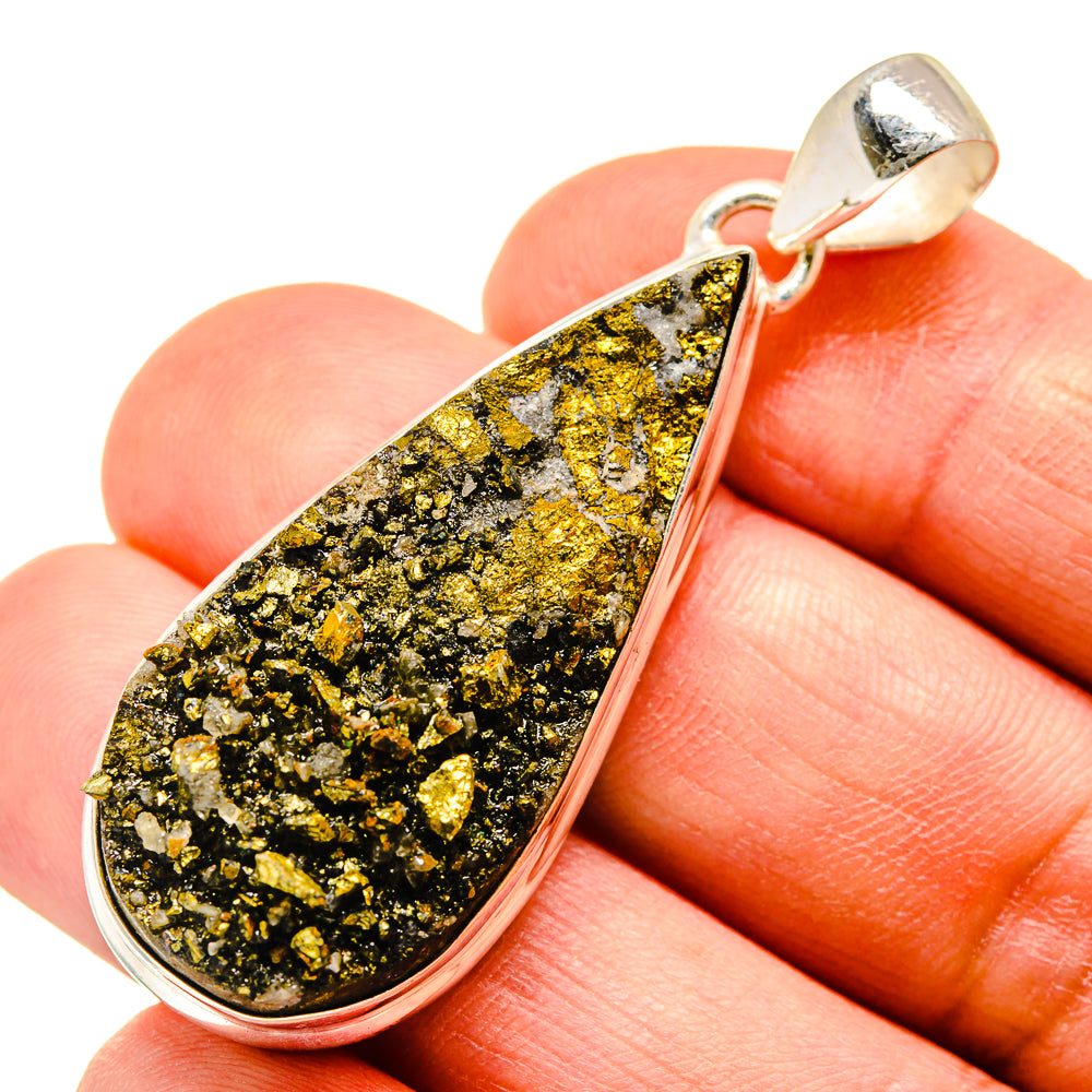 Pyrite Pendants handcrafted by Ana Silver Co - PD740800