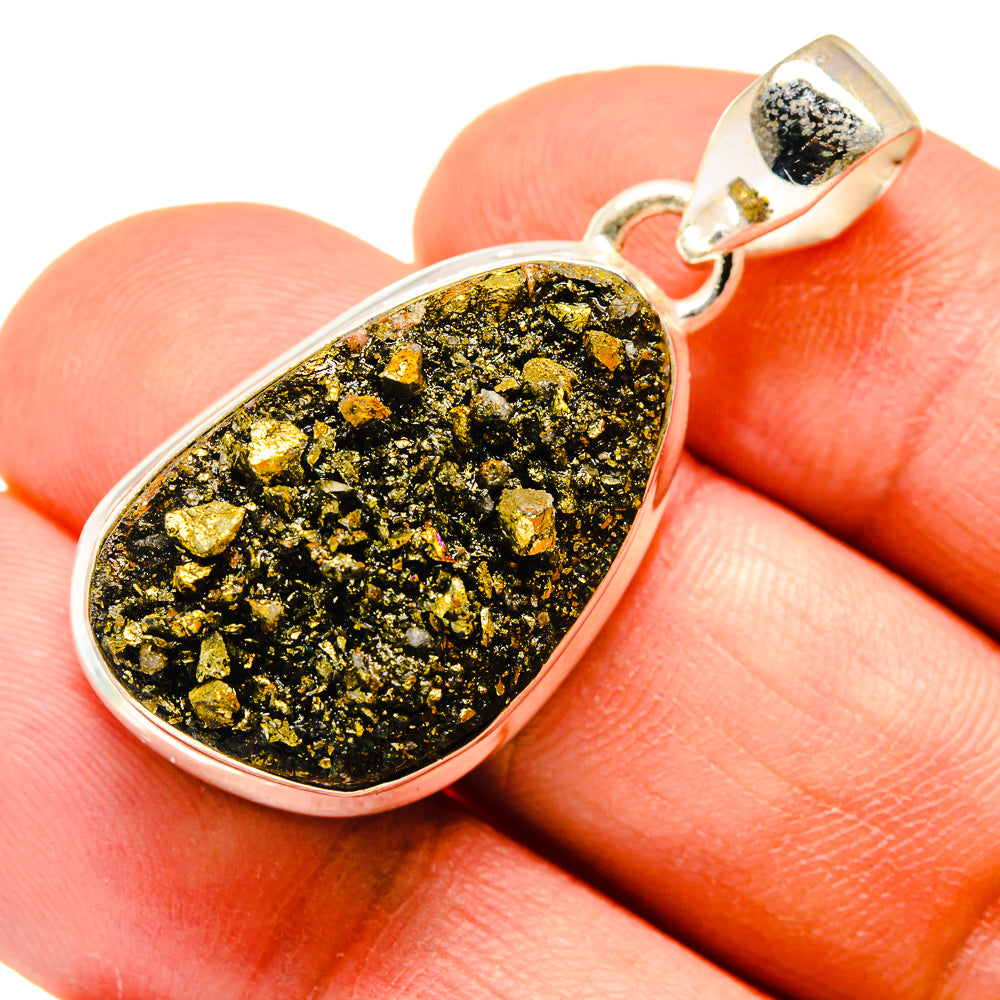 Pyrite Pendants handcrafted by Ana Silver Co - PD740821
