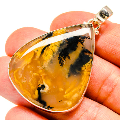 Plume Agate Pendants handcrafted by Ana Silver Co - PD740946