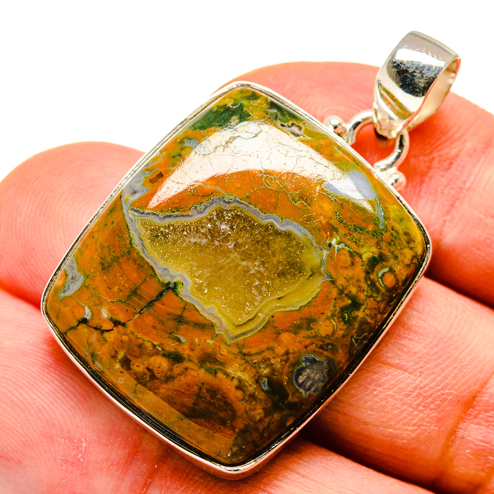 Rainforest Opal Pendants handcrafted by Ana Silver Co - PD741016