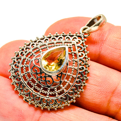 Citrine Pendants handcrafted by Ana Silver Co - PD741021
