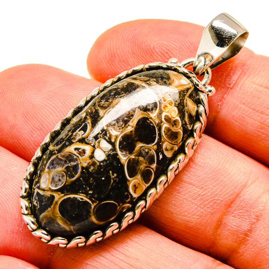 Turritell Agate Pendants handcrafted by Ana Silver Co - PD741089