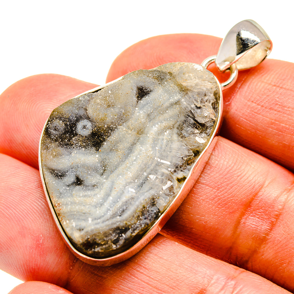 Desert Druzy Pendants handcrafted by Ana Silver Co - PD741272