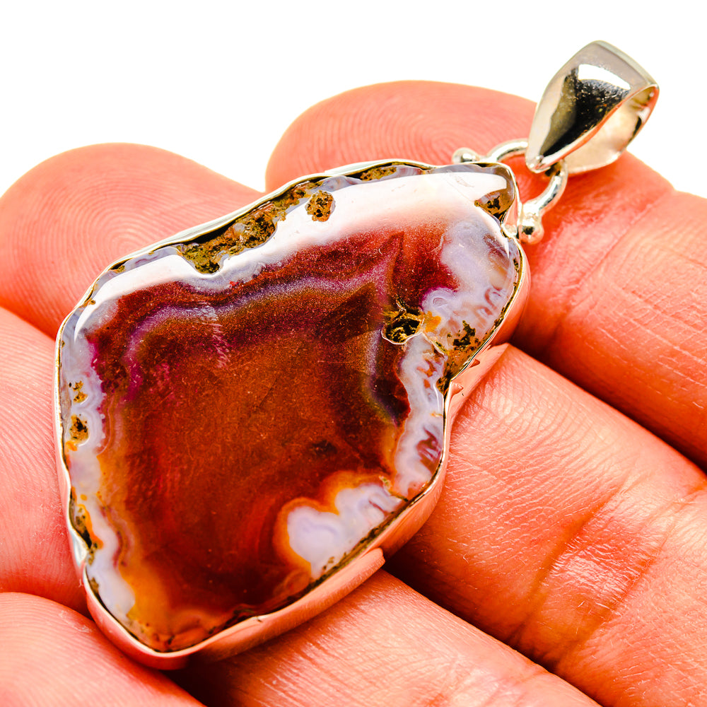 Agate Slice Pendants handcrafted by Ana Silver Co - PD741280