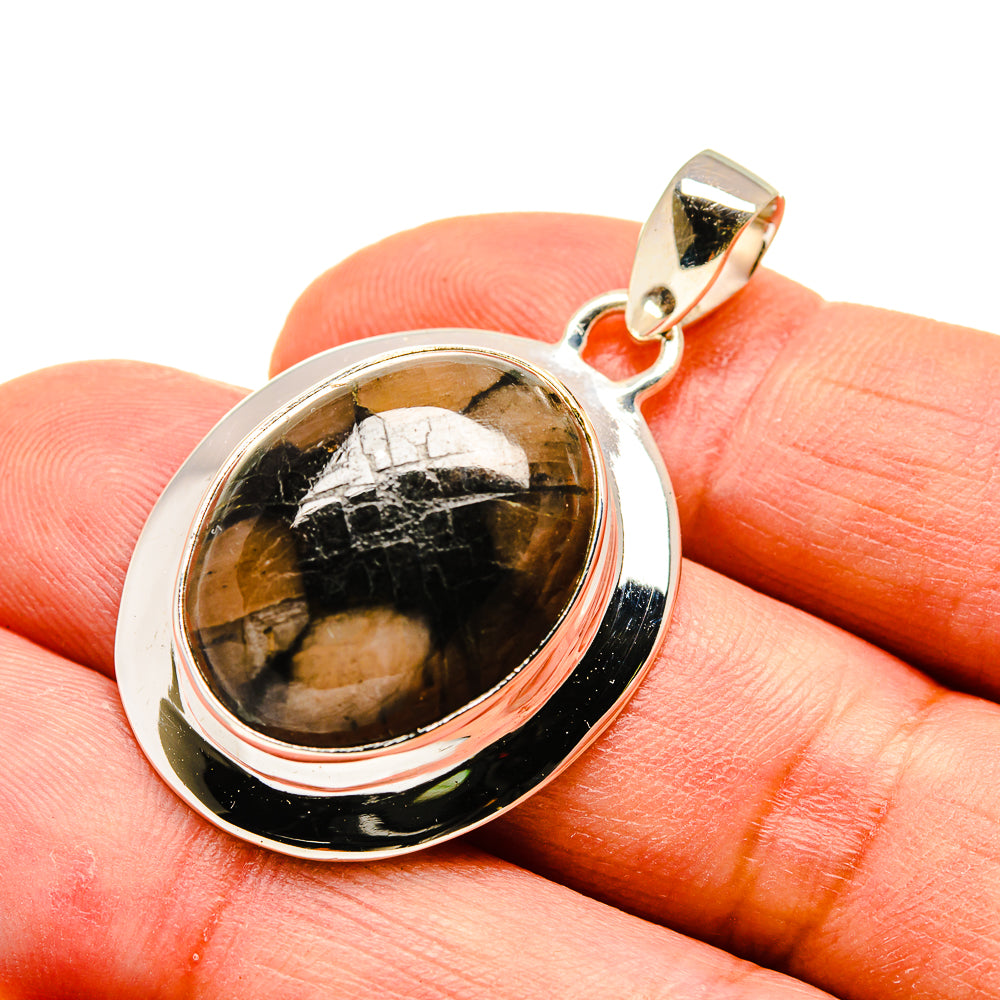 Chiastolite Pendants handcrafted by Ana Silver Co - PD741337