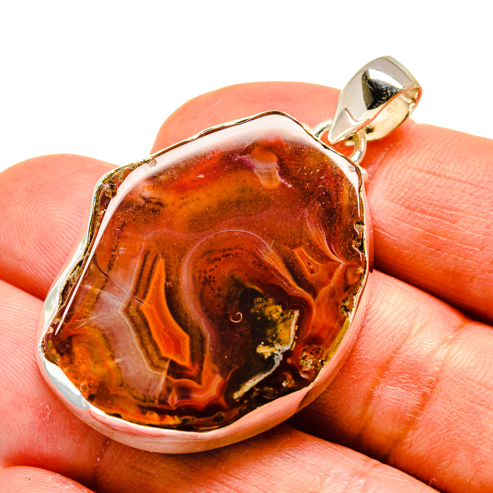 Agate Slice Pendants handcrafted by Ana Silver Co - PD741434