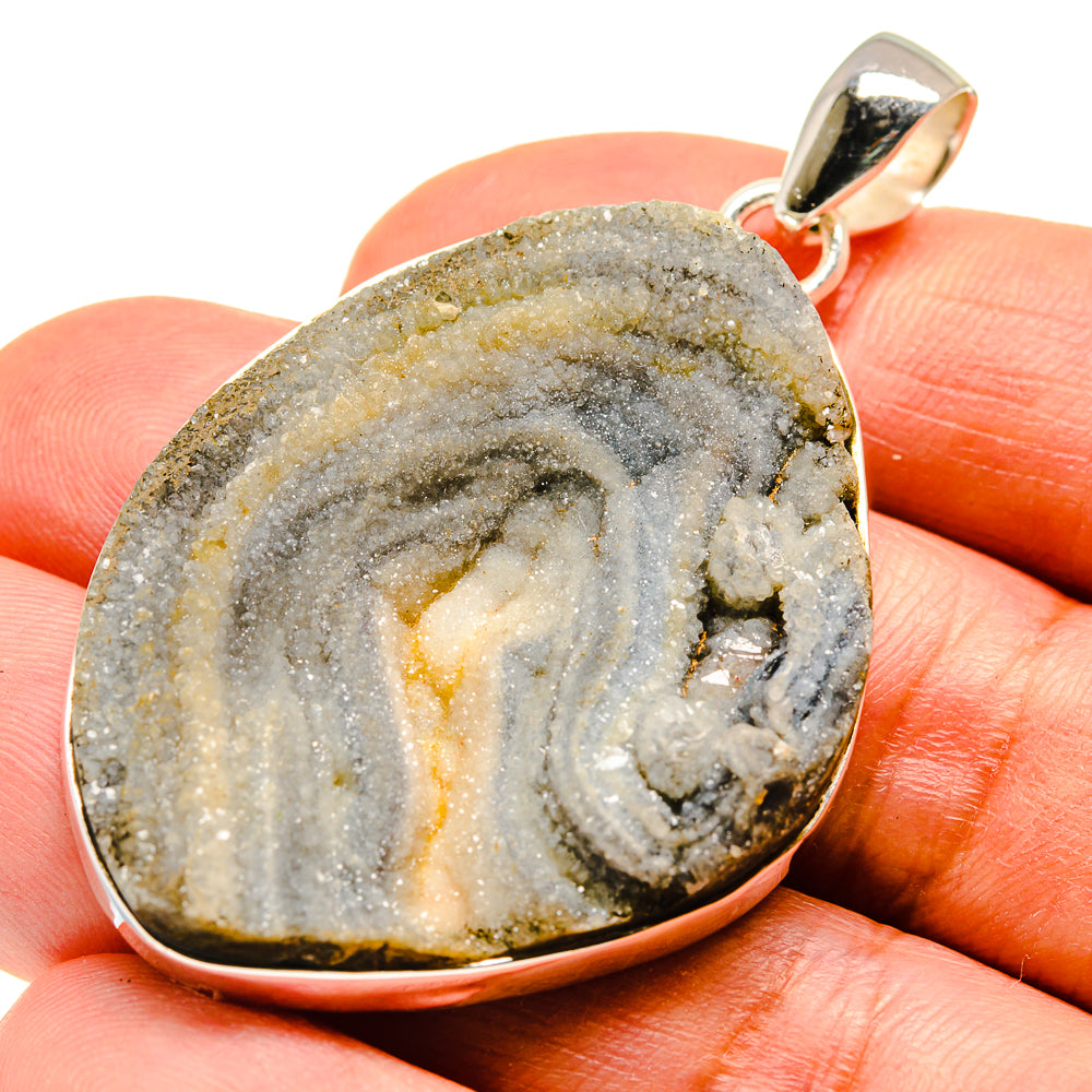Desert Druzy Pendants handcrafted by Ana Silver Co - PD741442